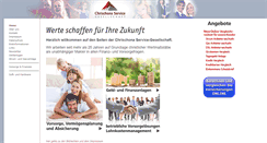 Desktop Screenshot of chrischona-service.de